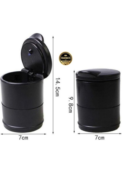 Skoda Super B 2009-2010-2011-2012-2013-2014 Oto Mavi Işıklı Kapaklı Küllük Bardaklık Kumbara fiyatları