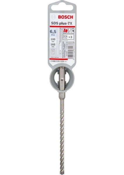 - Sds-Plus-7x Serisi Kırıcı Matkap Ucu 6,5*165 mm