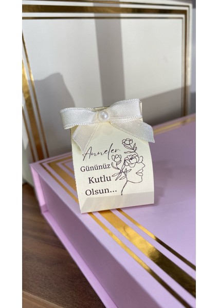 Anneler Günü Bubble Mum Süslenmiş Set 25 Adet - Arletikettasarım