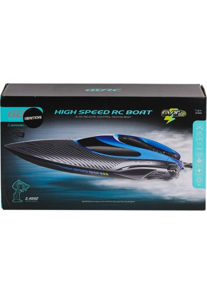 Hsyn 4d-S3 Kumandalı 40 Km/h Yarış Botu Akdenizpos Yeni