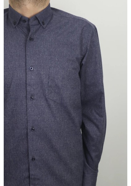 Fistan Store Erkek Düz Klasik Kesim Rahat Kalıp Tek Cepli Kışlık Kaşmir Gömlek fiyatları