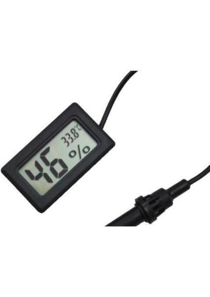 Digital Nem ve Isı Ölçer Problu ve 12 V Kuluçka Termostat