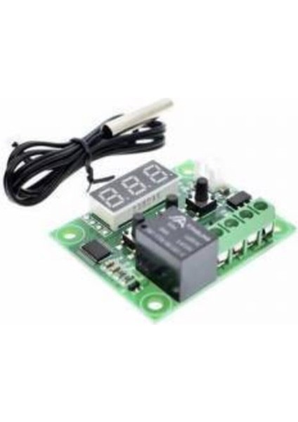 Digital Nem ve Isı Ölçer Problu ve 12 V Kuluçka Termostat