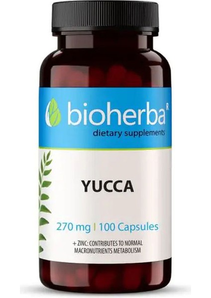 Yucca+Zinc(Çinko) 270 mg 100 Caps