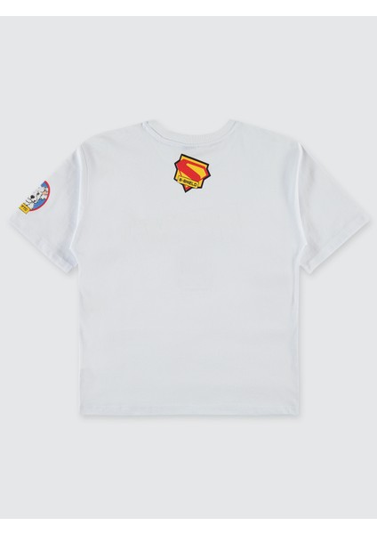 Erkek Çocuk Tişört 10-13 Yaş Beyaz fiyatları