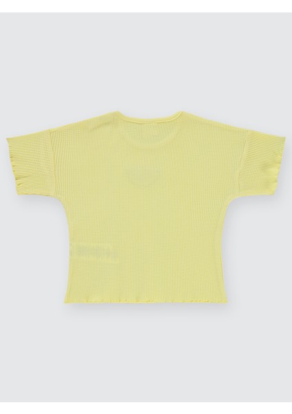 Kız Bebek Tişört 6-18 Ay Sarı