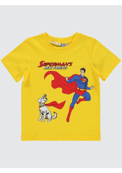 Erkek Çocuk Tişört 2-5 Yaş Sarı