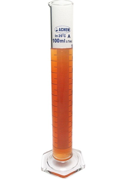 100ML Cam Mezür Uzun Form Renkli Skala modelleri