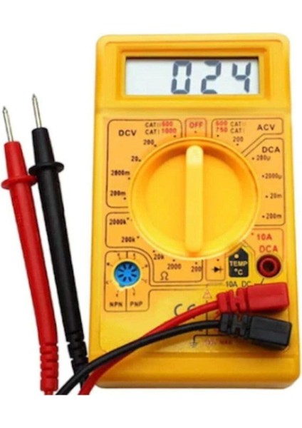 DT830 Digital Dijital Ölçü Aleti Öğrenci Okul Gereçleri