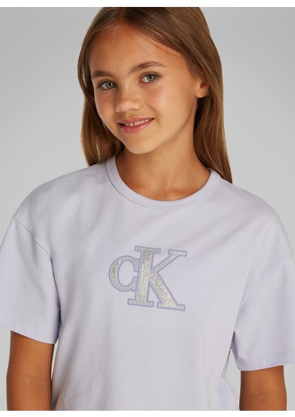 Baskılı Lila Kız Çocuk T-Shirt IG0IG02863VGH fiyatları