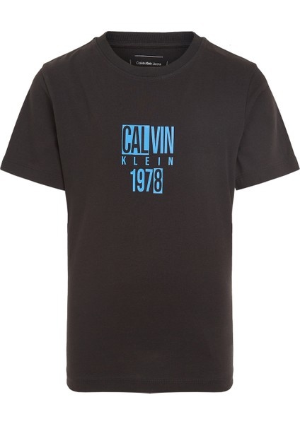 Baskılı Siyah Erkek Çocuk T-Shirt IB0IB02456BEH fırsatları
