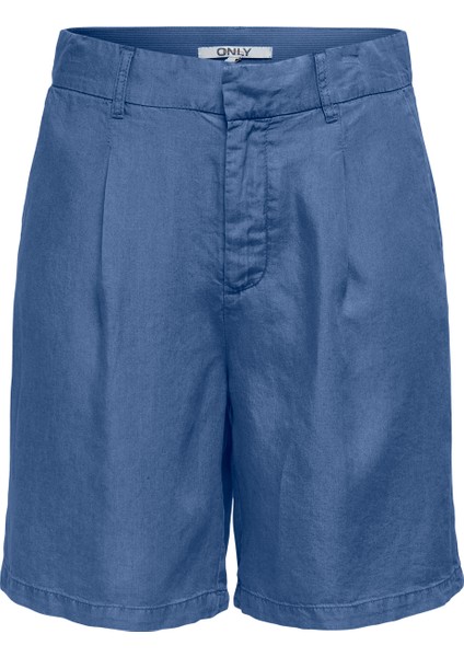 Orta Bel Rahat Mavi Kadın Şort Onlcharıs Lıfe Mw Long Short cc Wvn