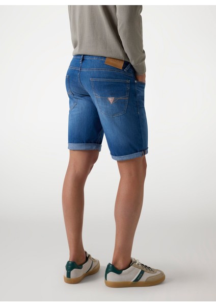 Denim Şort, 36, Renksiz