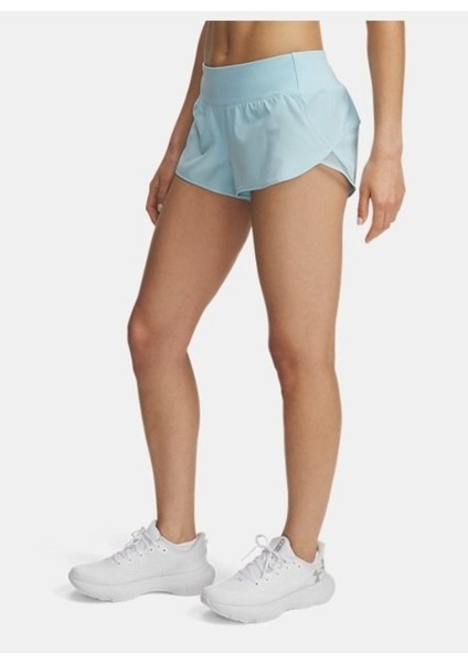 1386330-494 Ua Launch Pro 2'' Short Fitted Açık Gri Kadın Şort
