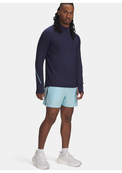 1382617-494 Ua Launch 5'' Shorts Fitted Açık Gri Erkek Şort