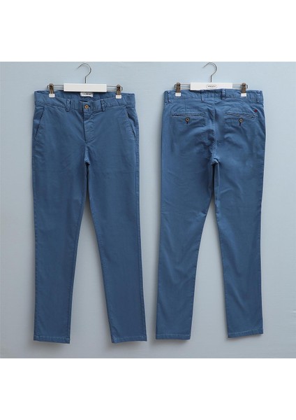 Erkek Kısa Kol Yazlık Pantolon - (30-38) - PT-240 - Indigo
