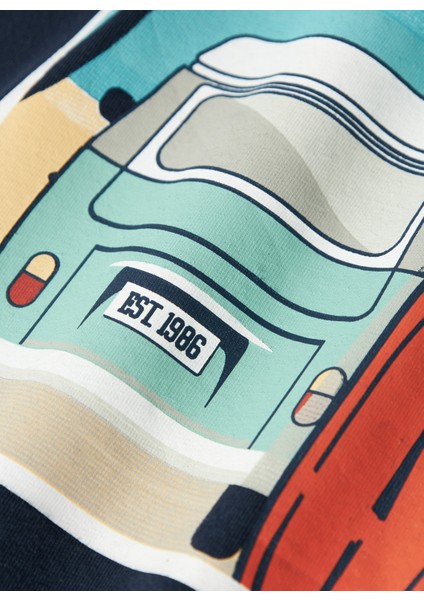 Baskılı Lacivert Erkek Çocuk T-Shirt 13239199 fiyatları