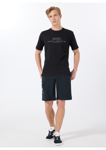 2096211011FM2359 Siyah Normal Düz Erkek Şort fiyatları