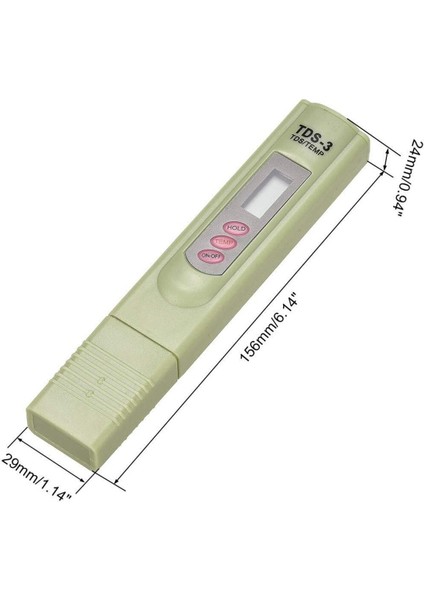 Tds Metre Su Kalite Ölçme Cihazı Su Saflık Ölçer Sıcaklık Testi Içme Suyu Havuz Akvaryum Tds-3 modelleri