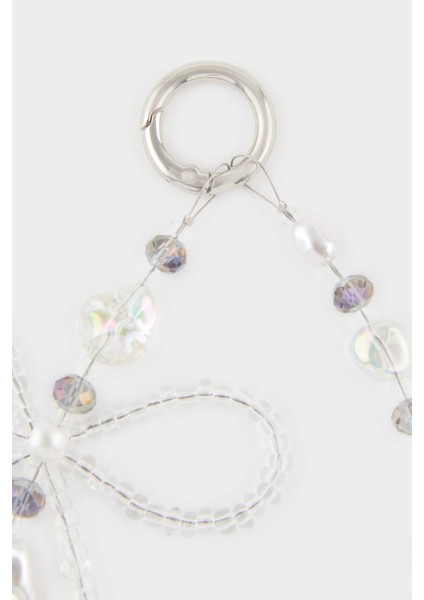 Kadın Fiyonklu Taşlı Charm Anahtarlık modelleri