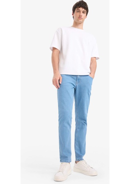 Pedro Slim Fit Dar Kalıp Normal Bel Dar Paça Jean Pantolon E7436AX25SM