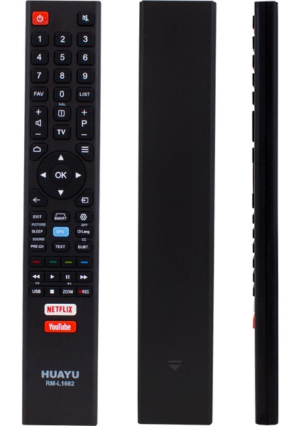 Fırsat Byr Huayu RM-L1662 Netflix-Youtube Tuşlu Lcd-Led Tv Universal Kumanda (4172) Yeni