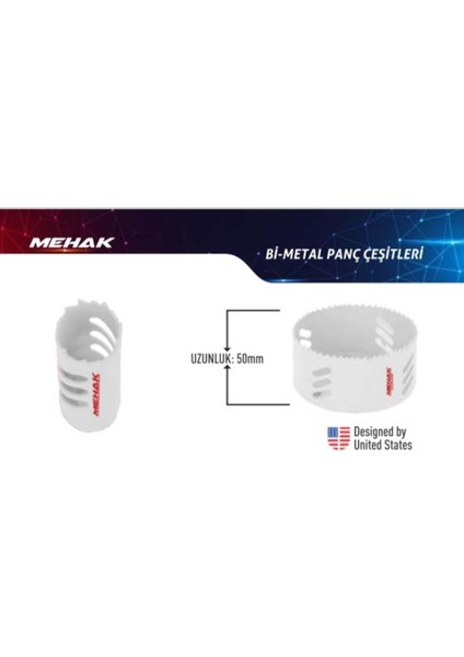 Mehak 91634 Bi-Metal Panç 65 mm (30A) fiyatları