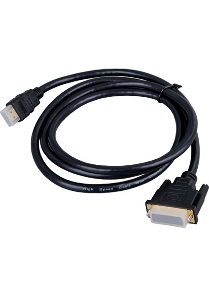 Fırsat Byr HDMI DVI Kablo 1.5 Metre * Nari̇ta DVI 24+1 Male To HDMI 19P Male (4172) Yeni