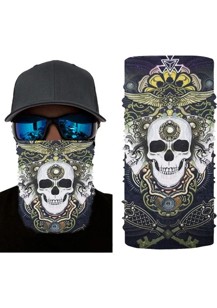 Fırsat Byr Motorcu Boyunluk Baf Buff Bandana 25X48 cm Model 3 Yeni