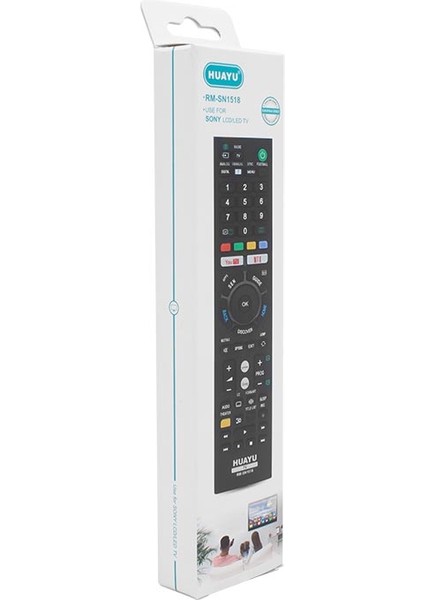 Fırsat Byr Huayu Kl RM-SN1518 Sony Netflix- Youtube Tuşlu Universal Lcd-Led Tv Kumanda (4172) Yeni