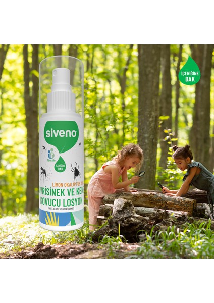 Sivrisinek ve Kene Kovucu Sprey Losyon Bitkisel Tüm Vücut İçin Aile Boy 100 ml