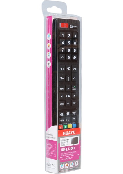 Fırsat Byr Huayu Kl RM-L1200+ Vestel Youtube - Netflix Tuşlu Lcd-Led Tv Kumanda (4172) Yeni