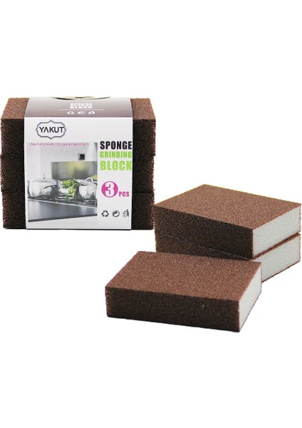 3 Pcs Si̇hi̇rli̇ Bulaşik Sünger (4172) Yeni