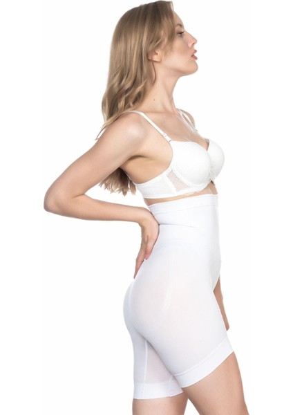 Beyaz Mı Emay 2056 Yüksek Bel Masajlı Uzun Paça Korse fiyatları