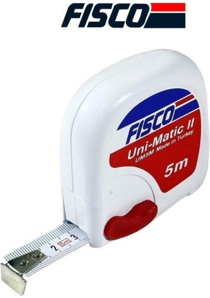 Fısco 5m Uzunluk Metre Uni Matic 2 UM5M Made In Turkey Fisko Metreleri Metreler Fisko Agmair Agm Ai