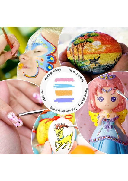 32 Adet Akrilik Boyama Için Boya Fırçaları, Fanlı, Ince Detay Fırçası (Yurt Dışından) indirimleri