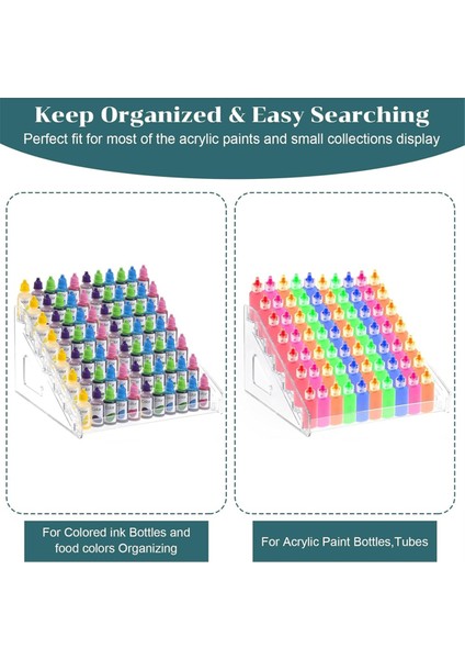 Şeffaf Akrilik Boya Düzenleyici (7 Katmanlı), El Sanatları Boya Düzenleyici Rafı (Yurt Dışından) fiyatları