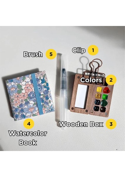 Seyahat Hazır Boya Paleti Paketi, Mini Seyahat Boya Paleti B (Yurt Dışından) fiyatları