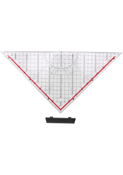 30CM Çizim Üçgen Cetvel Çok Işlevli Çizim Tasarım Cetveli (Yurt Dışından)