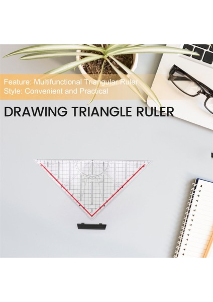 30CM Çizim Üçgen Cetvel Çok Işlevli Çizim Tasarım Cetveli (Yurt Dışından) fırsatları