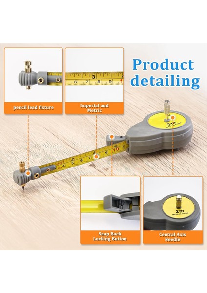 Çizgiler ve Yaylar Için Dönen Bant Ölçümü 6.56FT Ölçüm Kiriş Komp. (Yurt Dışından) modelleri
