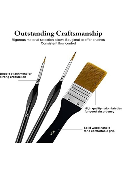 32 Parça Boya Fırçası Seti, Sanatçı Serisi, Naylon Kıllar (Yurt Dışından) fiyatları