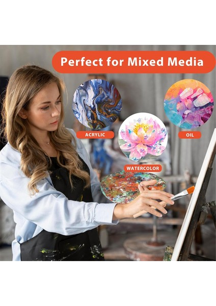 30 Adet Düz Boya Fırçası, 3/4 Inç Ahşap Boya Fırçası Artist Craft (Yurt Dışından) modelleri