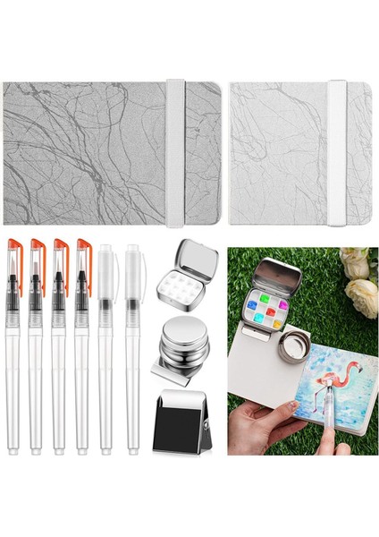 11 Parça Suluboya Paleti Seti, 12 Izgara Suluboya Paleti, Fırça Kalemler (Yurt Dışından) fiyatları