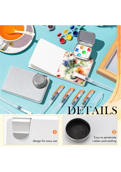 11 Parça Suluboya Paleti Seti, 12 Izgara Suluboya Paleti, Fırça Kalemler (Yurt Dışından) modelleri