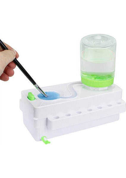 Yeni Fırça Durulama Boya Fırçası Temizleyici, Boya Fırçası Durulama Beyaz+Yeşil (Yurt Dışından) fiyatları