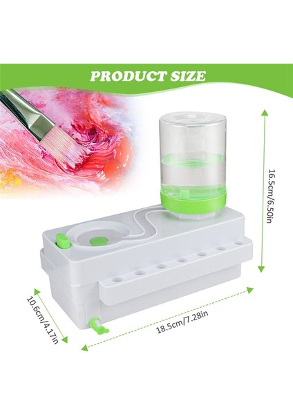 Yeni Fırça Durulama Boya Fırçası Temizleyici, Boya Fırçası Durulama Beyaz+Yeşil (Yurt Dışından) modelleri