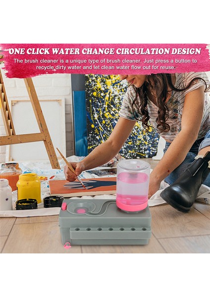 Yeni Fırça Durulama Boya Fırçası Temizleyici, Boya Fırçası Durulama Beyaz+Yeşil (Yurt Dışından) indirimleri