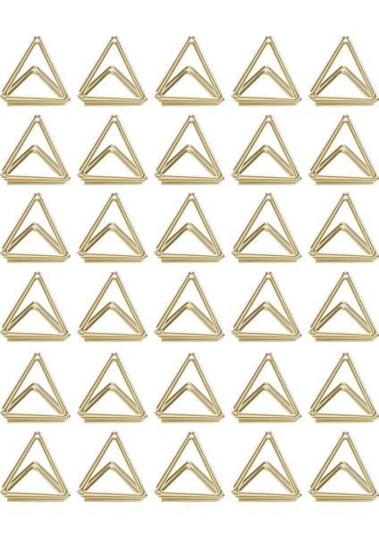 30 Adet Üçgen Şekilli Kart Tutucular Düğün Masa Numarası Tutucular (Yurt Dışından)