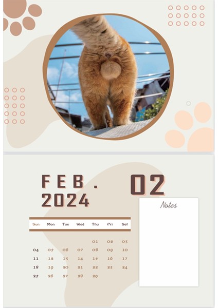 Kedi Poposu Takvimi 2024 Günlerinize Kişilik Katın (Yurt Dışından) fırsatları